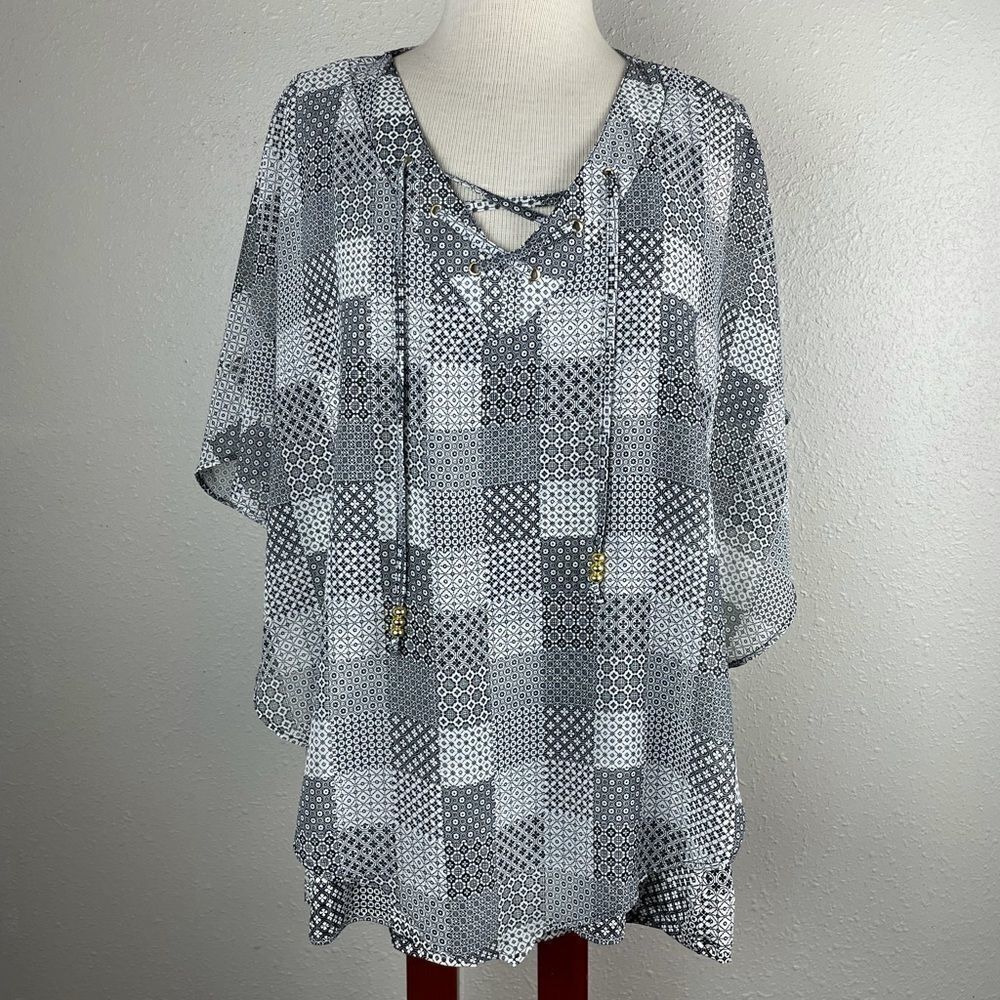 Robert Louis Blouse Top Size M EUC